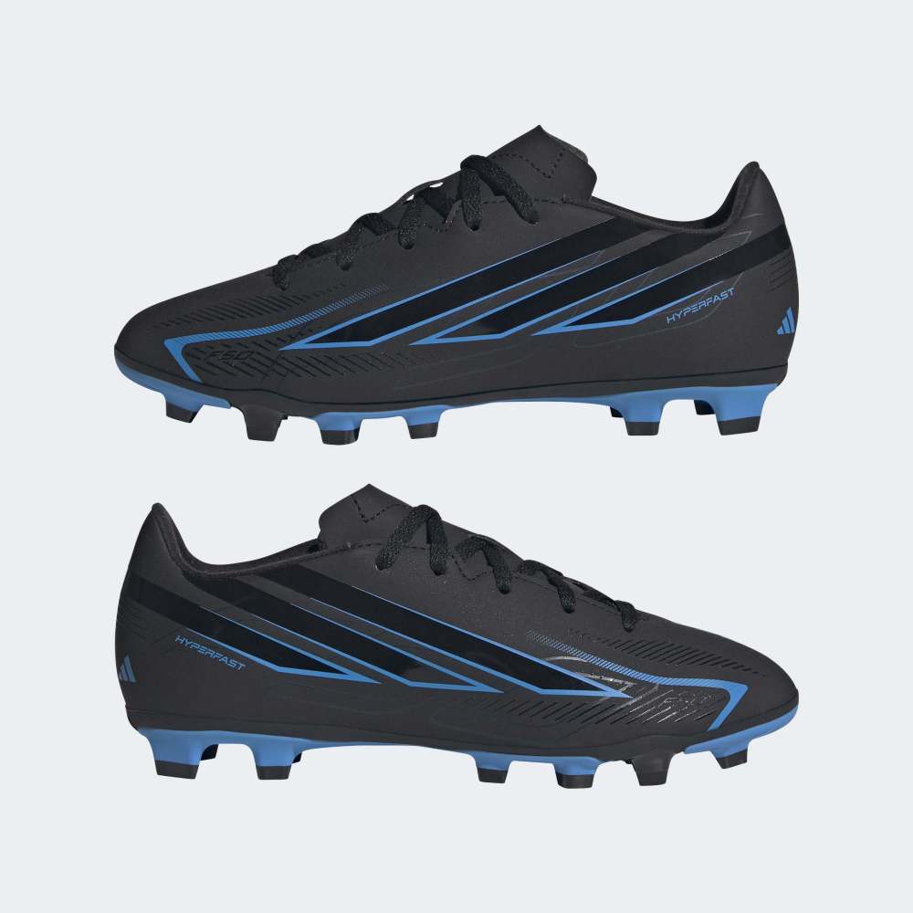 Zapatillas Adidas F50 Hyperfast Club FG/MG J Unisex - Fútbol | KK1306 Negro / Azul