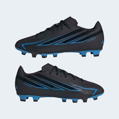 Zapatillas Adidas F50 Hyperfast Club FG/MG J Unisex - Fútbol | KK1306 Negro / Azul