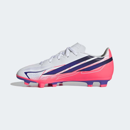 Zapatillas Adidas F50 Hyperfast Club FG/MG J Unisex - Fútbol | KK1308 Blanco / Azul