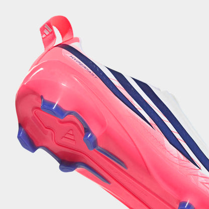 Zapatillas Adidas F50 Hyperfast League LL FG J Unisex - Fútbol | KK1314 Blanco / Azul