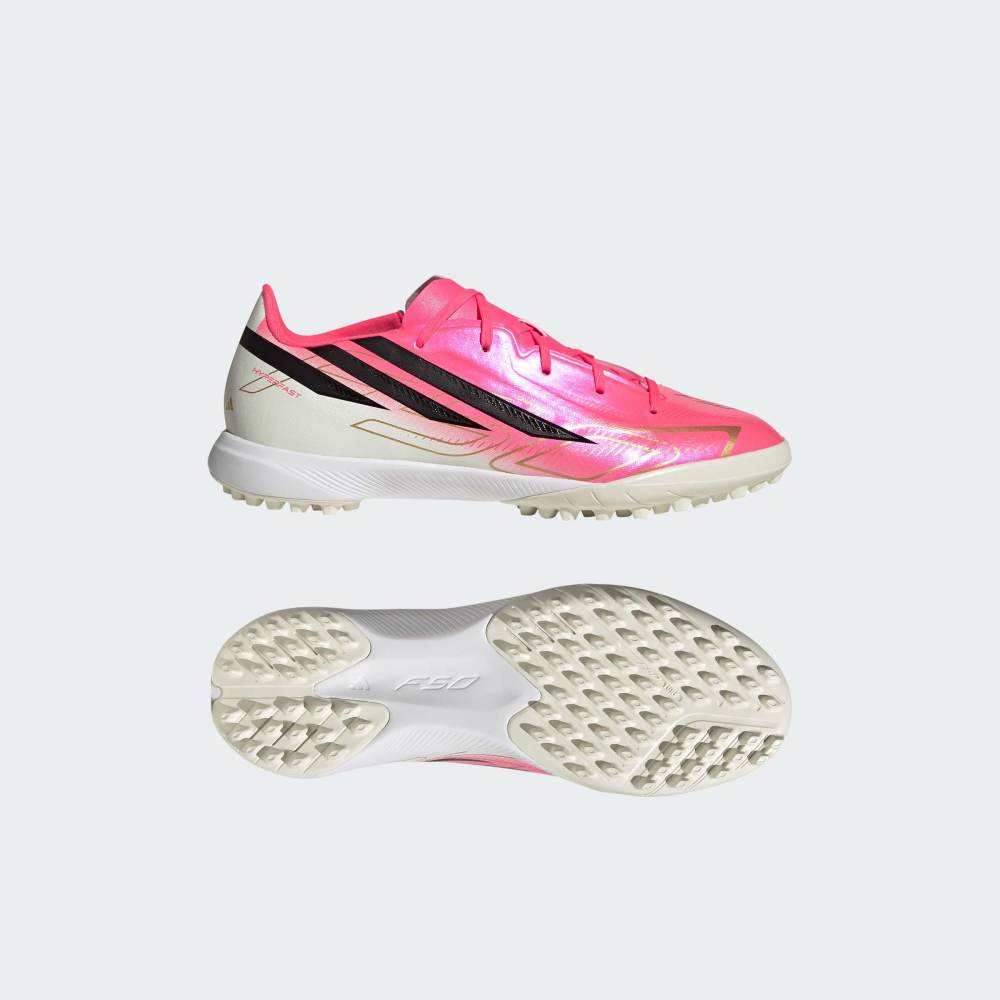 Zapatillas Adidas F50 Hyperfast League TF Niños - Fútbol | KK1319 Rosa