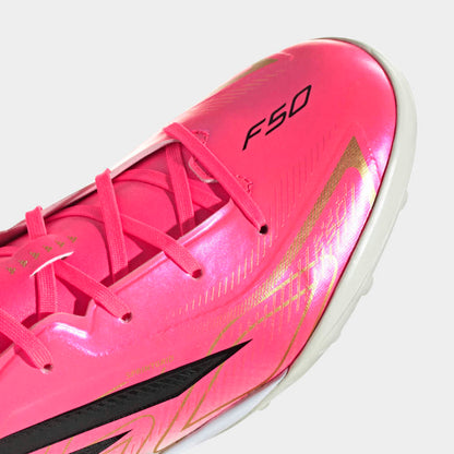 Zapatillas Adidas F50 Hyperfast League TF Niños - Fútbol | KK1319 Rosa