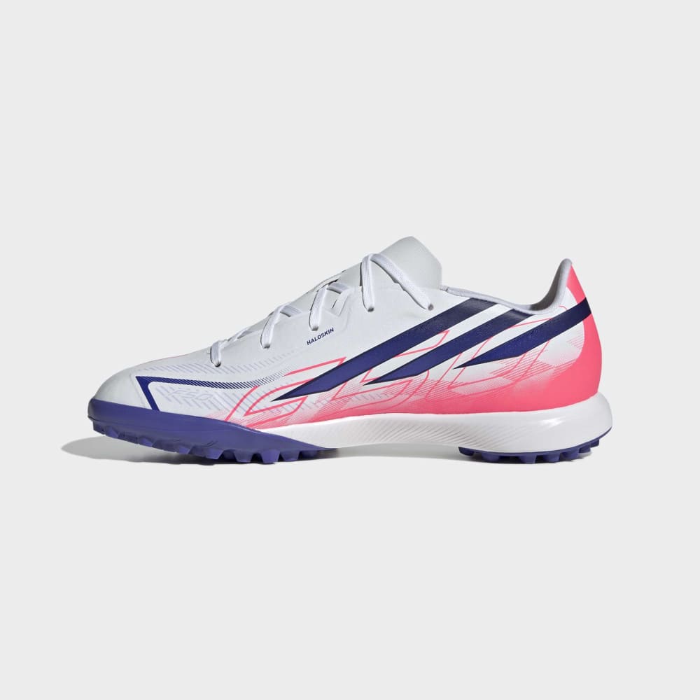 Zapatillas Adidas F50 Hyperfast League TF Unisex - Fútbol | KK1321 Blanco / Azul