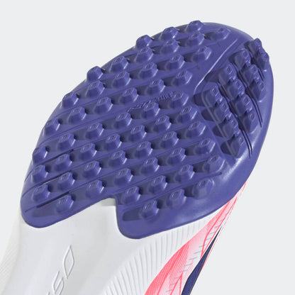 Zapatillas Adidas F50 Hyperfast League TF Unisex - Fútbol | KK1321 Blanco / Azul