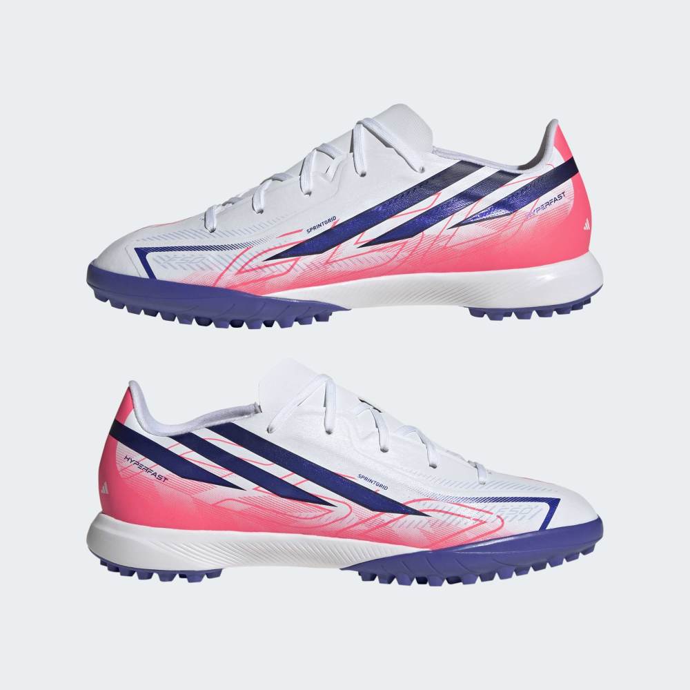 Zapatillas Adidas F50 Hyperfast League TF Unisex - Fútbol | KK1321 Blanco / Azul