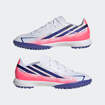 Zapatillas Adidas F50 Hyperfast League TF Unisex - Fútbol | KK1321 Blanco / Azul