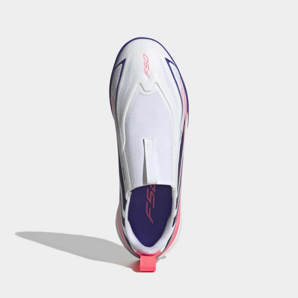 Zapatillas Adidas F50 Hyperfast League LL TF J Unisex - Fútbol | KK1325 Blanco / Azul