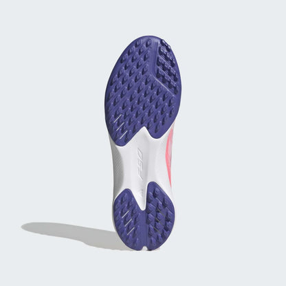 Zapatillas Adidas F50 Hyperfast League LL TF J Unisex - Fútbol | KK1325 Blanco / Azul
