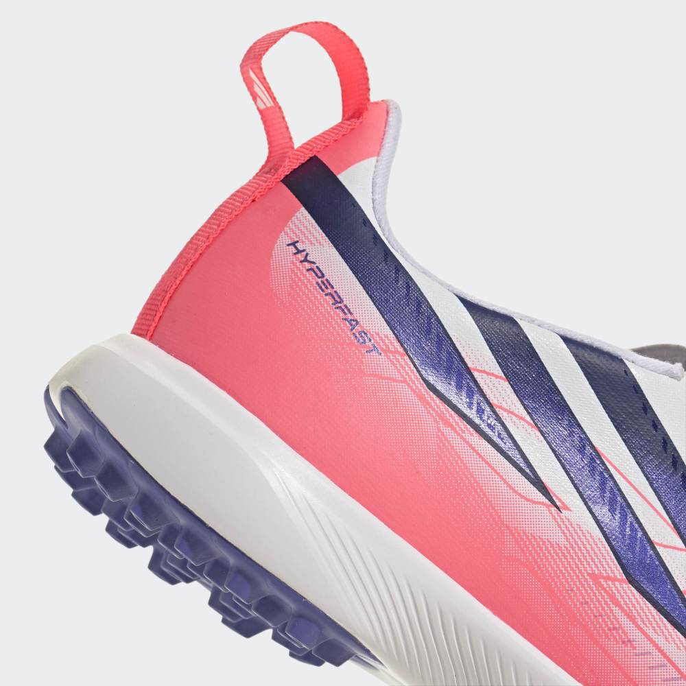 Zapatillas Adidas F50 Hyperfast League LL TF J Unisex - Fútbol | KK1325 Blanco / Azul