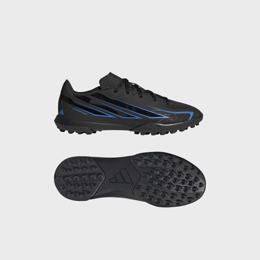 Zapatillas Adidas F50 Hyperfast Club TF Unisex - Fútbol | KK1365 Negro / Azul