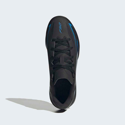 Zapatillas Adidas F50 Hyperfast Club TF Unisex - Fútbol | KK1365 Negro / Azul