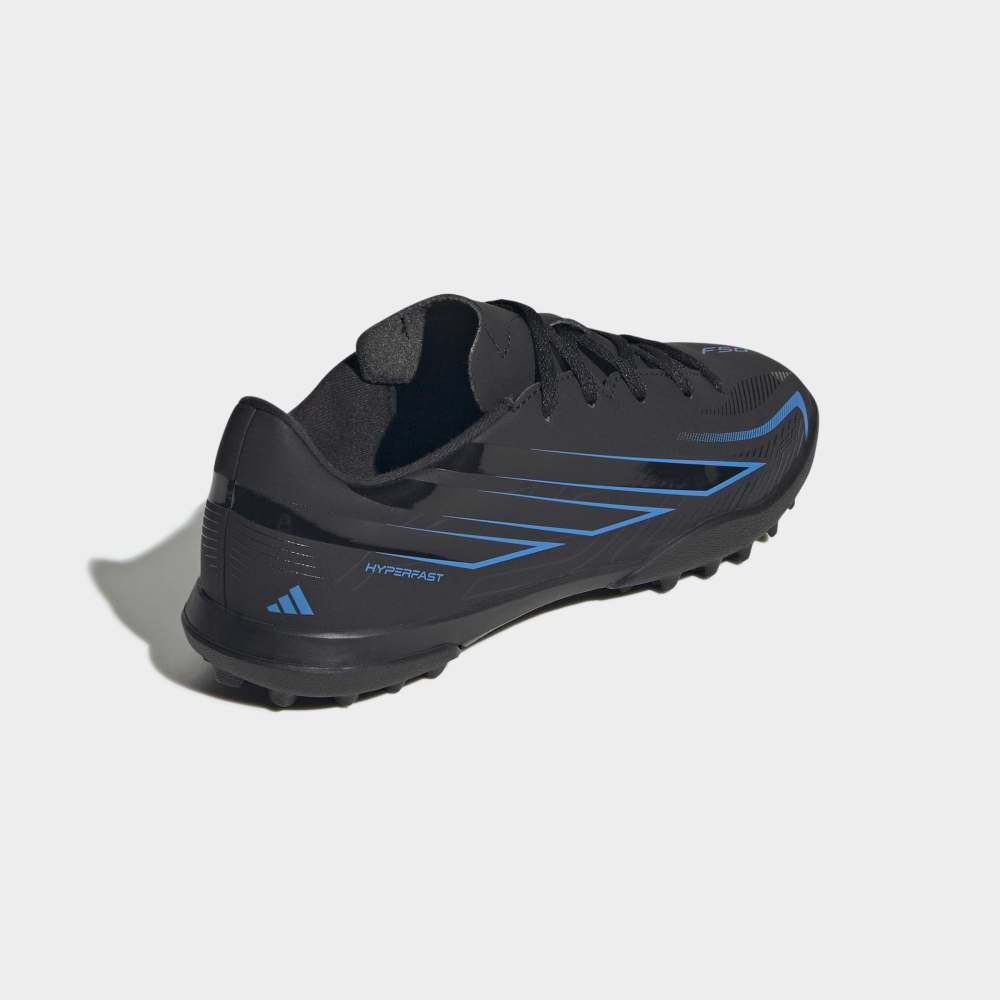 Zapatillas Adidas F50 Hyperfast Club TF Unisex - Fútbol | KK1365 Negro / Azul