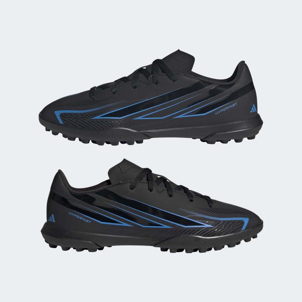 Zapatillas Adidas F50 Hyperfast Club TF Unisex - Fútbol | KK1365 Negro / Azul