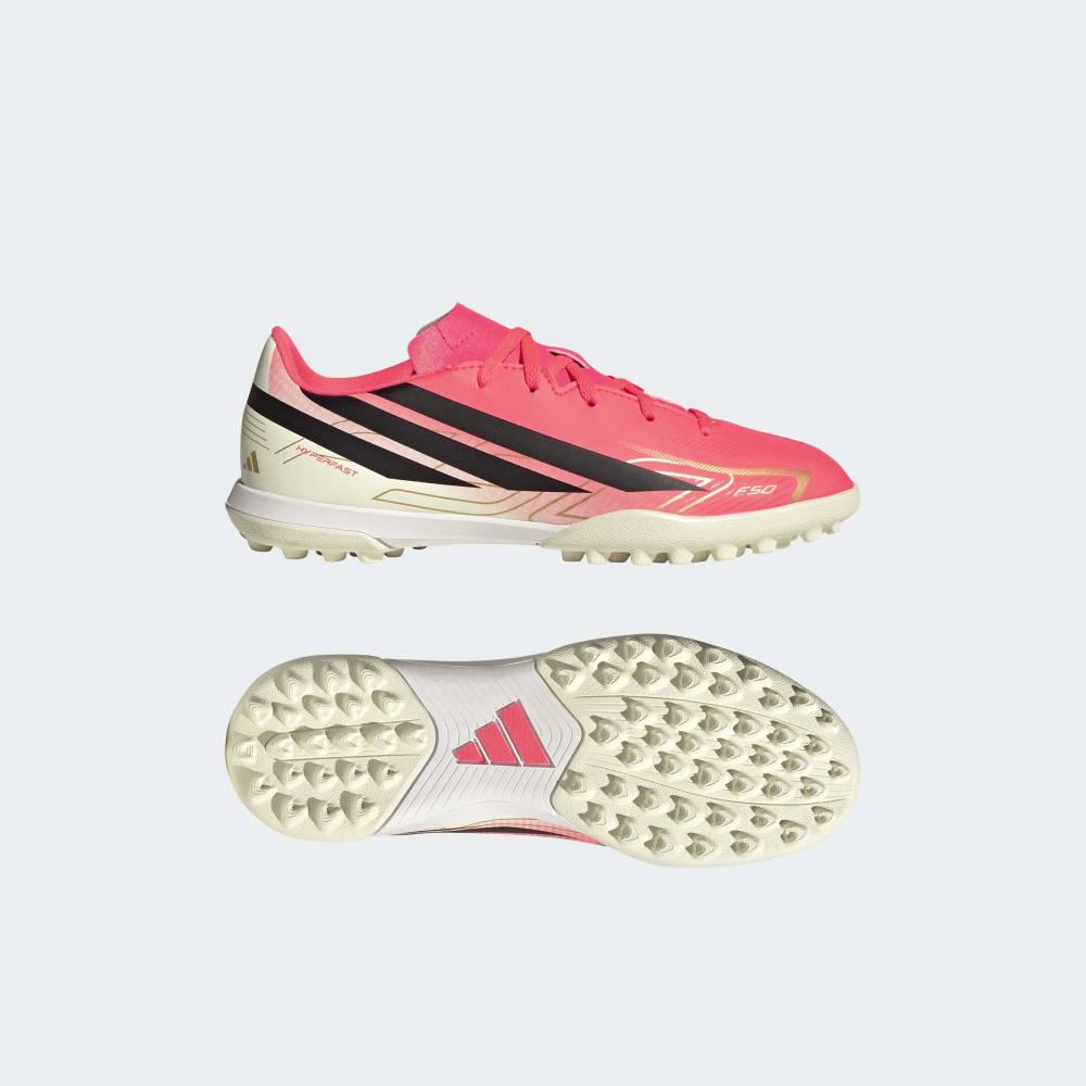Zapatillas Adidas F50 Hyperfast Club TF Niños - Fútbol | KK1366 Rosa