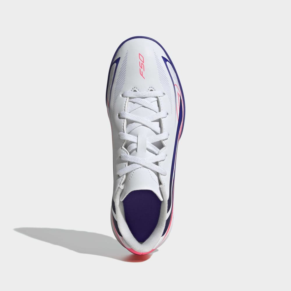 Zapatillas Adidas F50 Hyperfast Club TF Niños - Fútbol | KK1368 Blanco / Azul