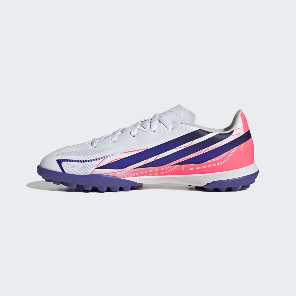 Zapatillas Adidas F50 Hyperfast Club TF Niños - Fútbol | KK1368 Blanco / Azul