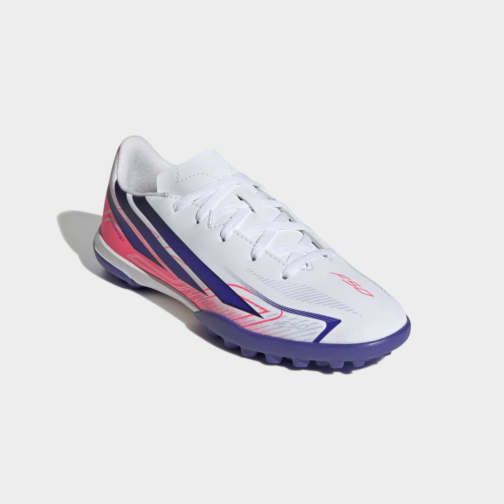 Zapatillas Adidas F50 Hyperfast Club TF Niños - Fútbol | KK1368 Blanco / Azul