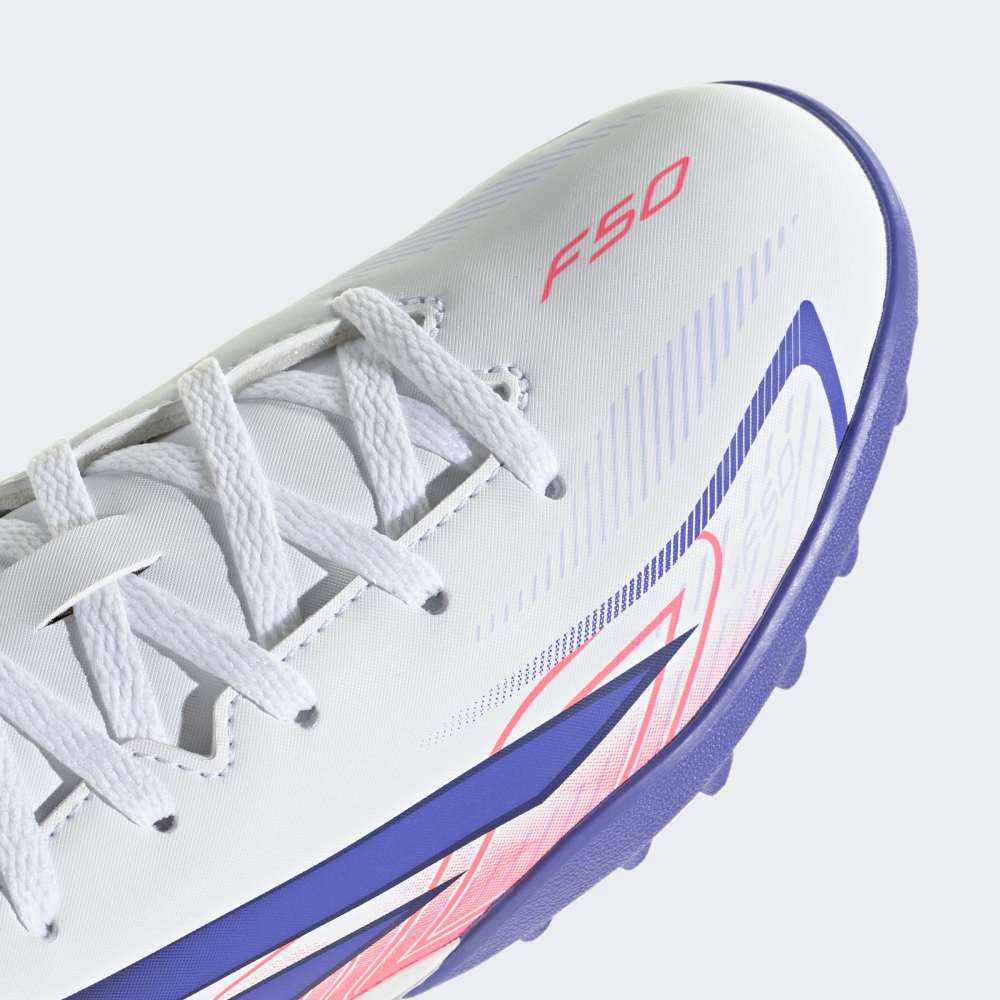 Zapatillas Adidas F50 Hyperfast Club TF Niños - Fútbol | KK1368 Blanco / Azul