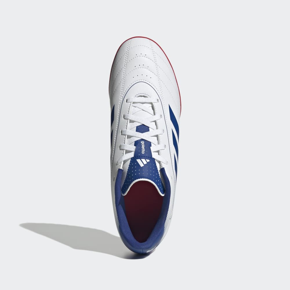 Zapatillas Adidas Goletto IX TF Hombre - Fútbol | KK1716 Blanco / Azul