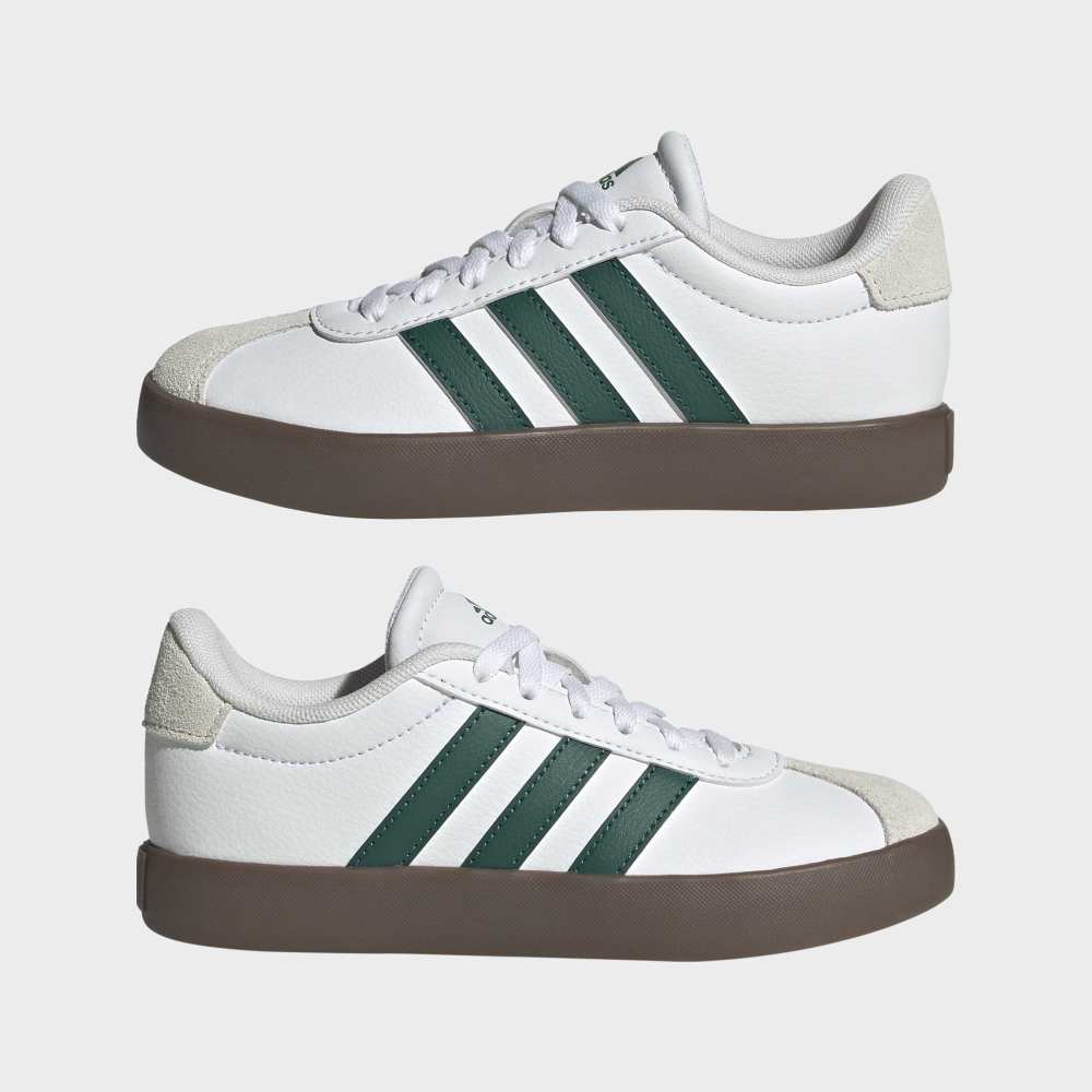 Zapatillas Adidas VL Court 3.0 Unisex - Urbano | KK2261 Blanco/Verde