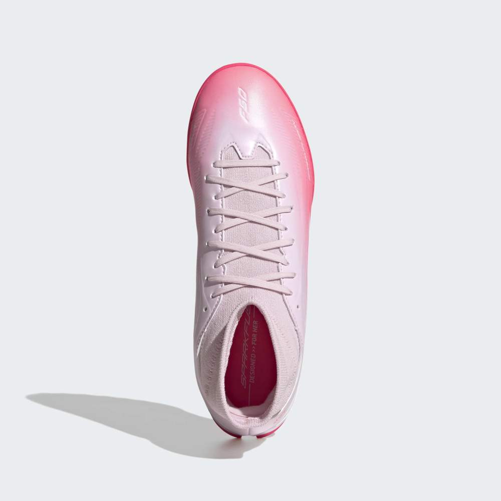 Zapatillas Adidas F50 Sparkfusion Club TF Mujer - Fútbol | KK3808 Rosado / Blanco