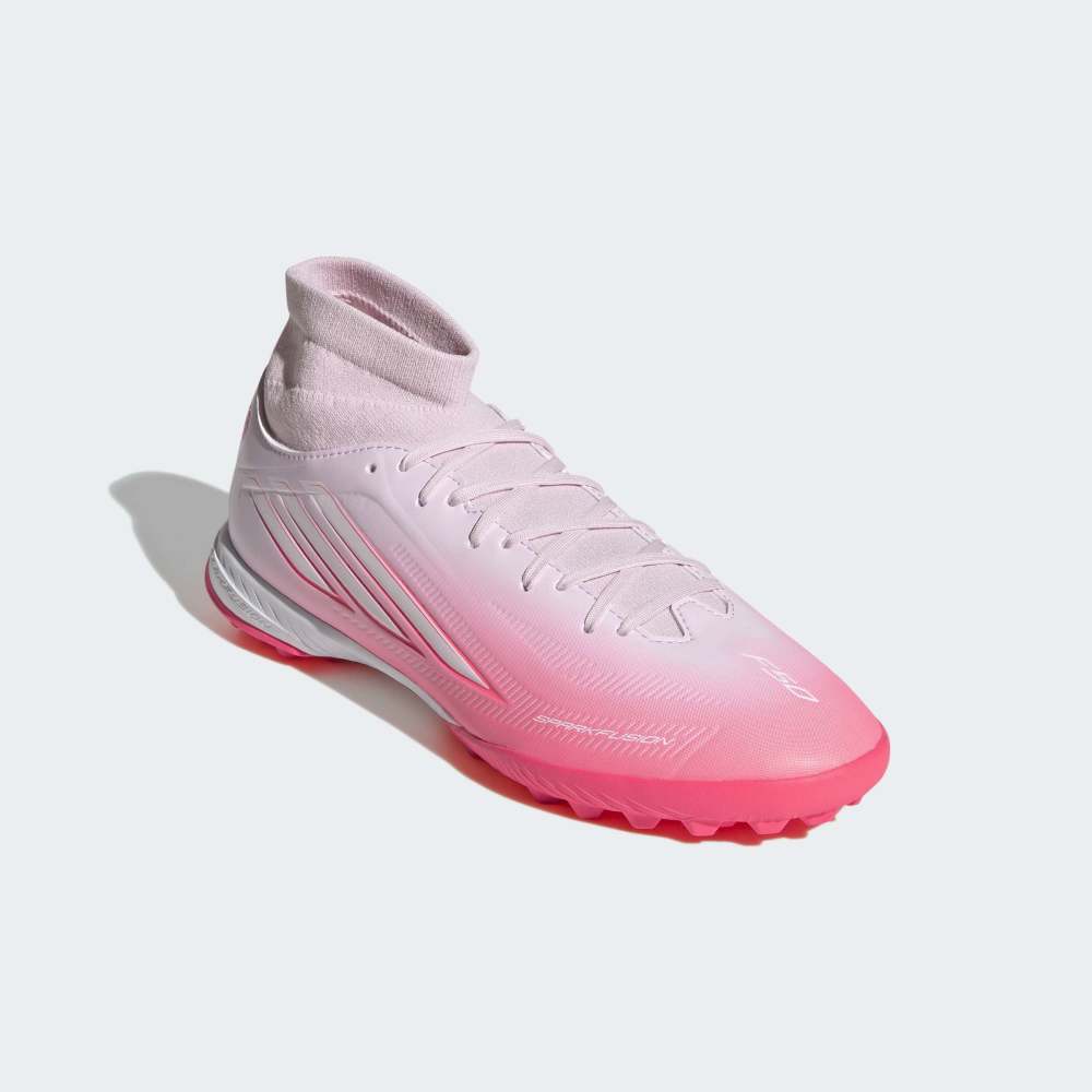 Zapatillas Adidas F50 Sparkfusion Club TF Mujer - Fútbol | KK3808 Rosado / Blanco