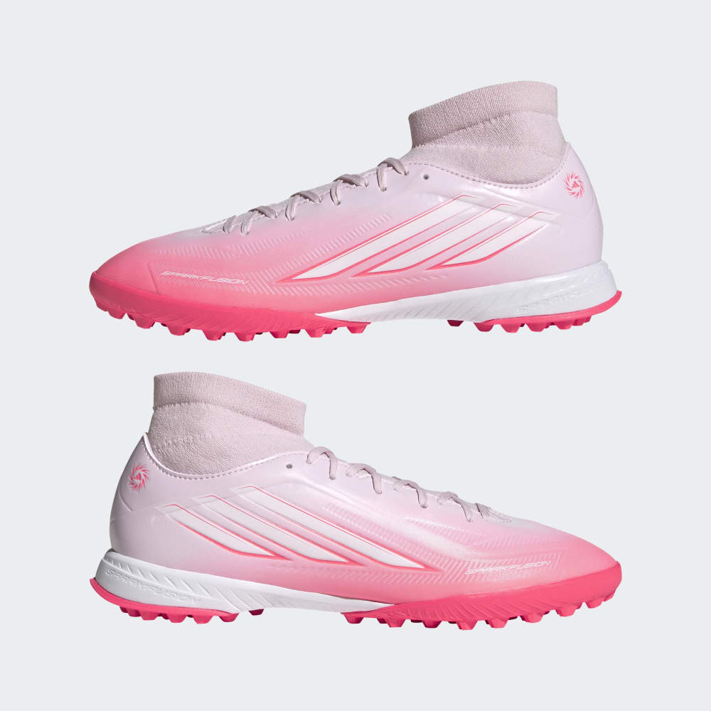Zapatillas Adidas F50 Sparkfusion Club TF Mujer - Fútbol | KK3808 Rosado / Blanco
