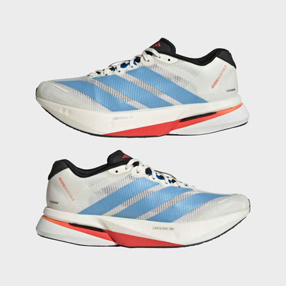 Zapatillas Adidas Adizero Boston 13 Mujer - Running | KK4991 Blanco / Azul