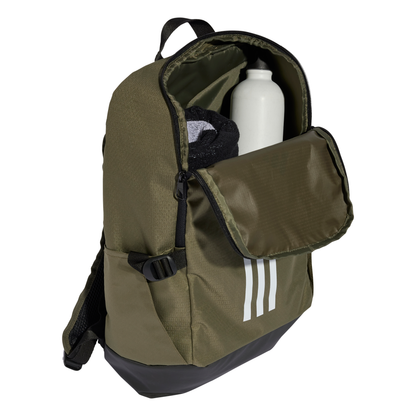 MOCHILA ADIDAS VERDE TRAINING ESSENTIAL 3 RAYAS - IZ1909