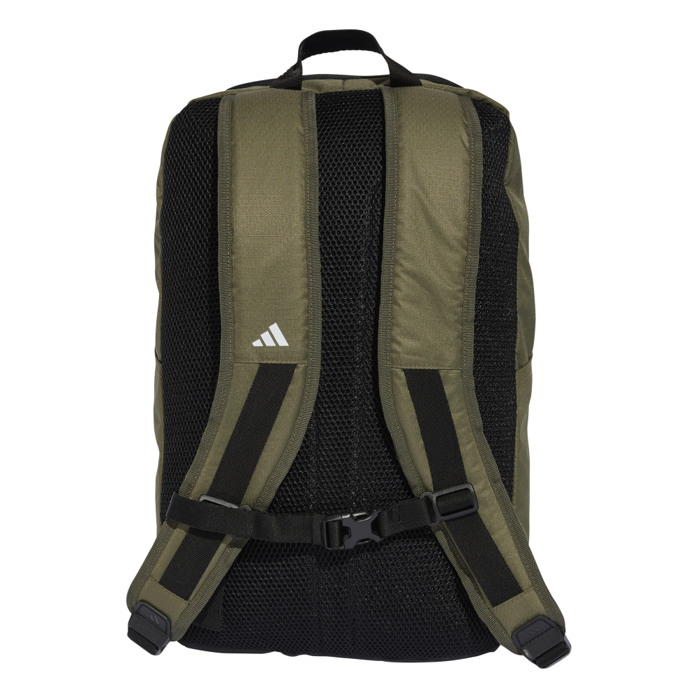 MOCHILA ADIDAS VERDE TRAINING ESSENTIAL 3 RAYAS - IZ1909