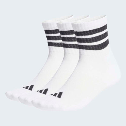 Medias Adidas 3S ESS C Mid 3P Unisex - Urbano | JZ0529 Blanco