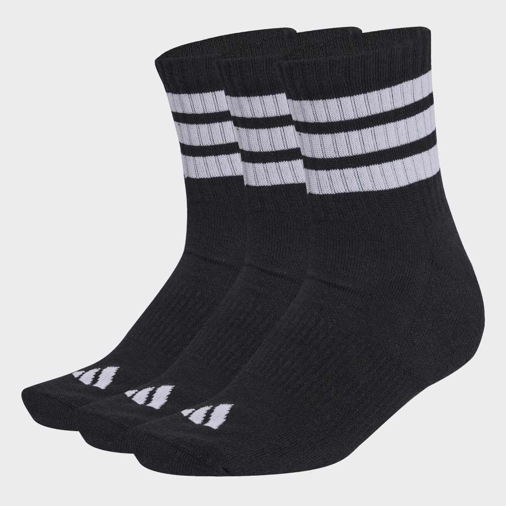 Medias Adidas 3S ESS C Mid 3P Unisex - Urbano | KC9617 Negro