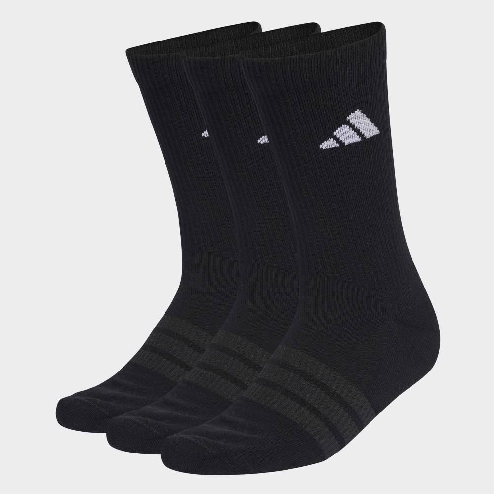 Medias Adidas C ESS CRW 3P Unisex - Urbano | KC9626 Negro