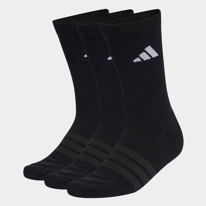 Medias Adidas C ESS CRW 3P Unisex - Urbano | KC9626 Negro