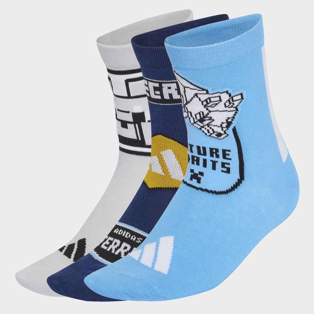 Medias Adidas Minecraft 3P Unisex - Urbano | HZ9518 Multicolor