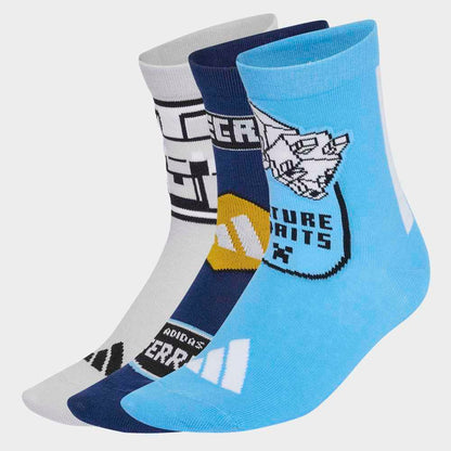 Medias Adidas Minecraft 3P Unisex - Urbano | HZ9518 Multicolor