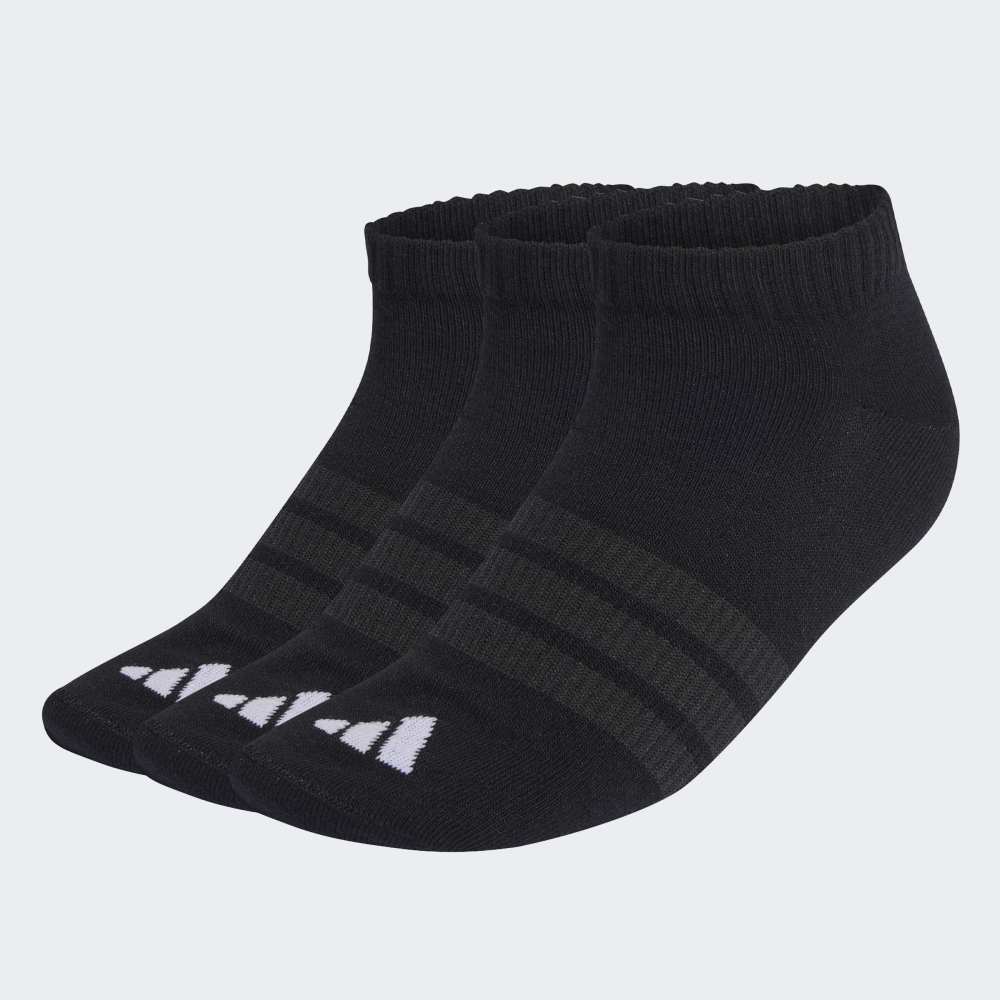 Medias Adidas T ESS Low 3P Unisex - Urbano | KC9628 Negro
