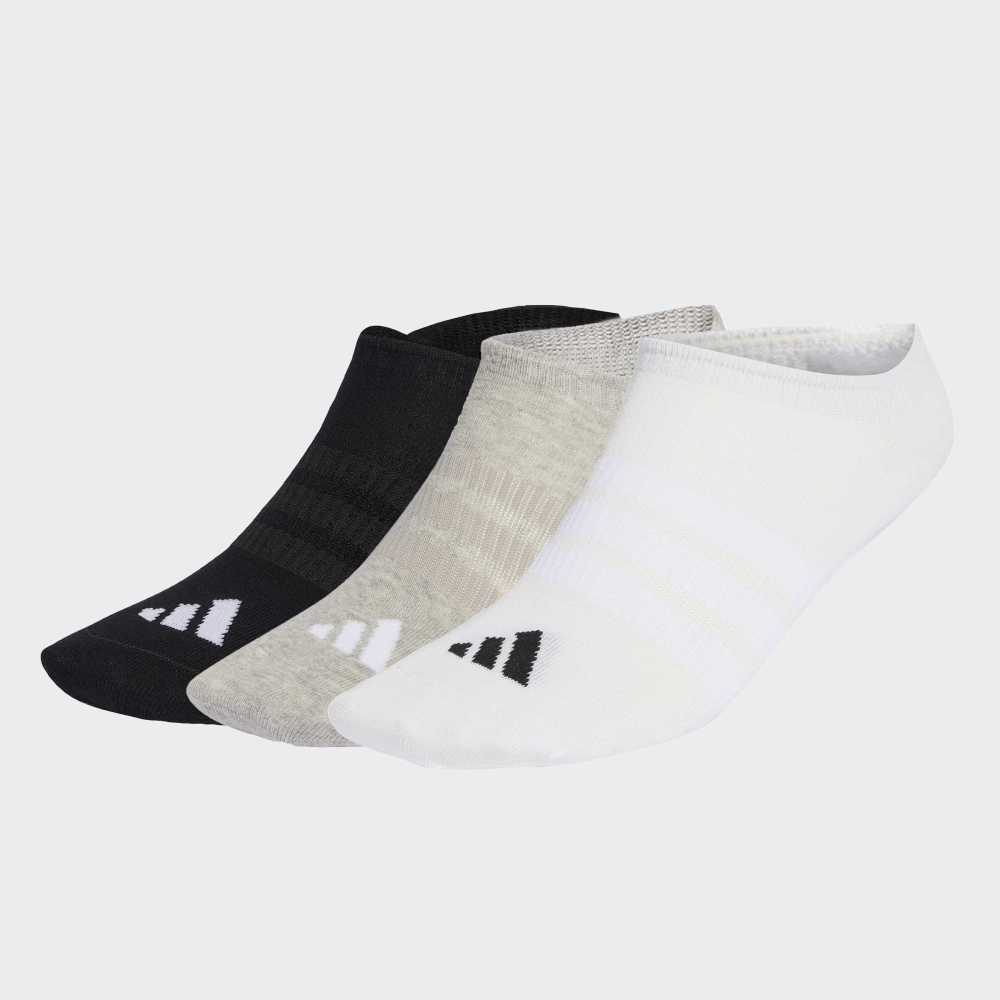 Medias Adidas T ESS NS 3P Unisex - Urbano | KD1715 Blanco/Gris/Negro