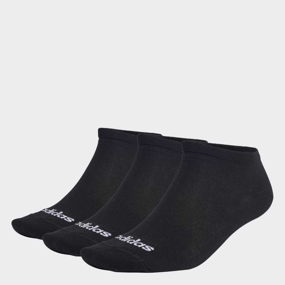 Medias Adidas T LIN LOW 3P Unisex - Urbano | IC1299 Negro