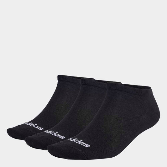 Medias Adidas T LIN LOW 3P Unisex - Urbano | IC1299 Negro