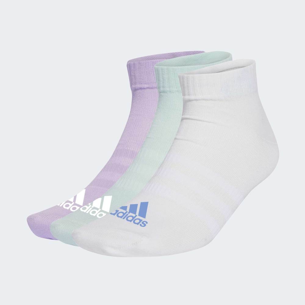 Medias Adidas T SPW LOW 3P Unisex - Urbano | JW5284 Rosa/Verde/Blanco