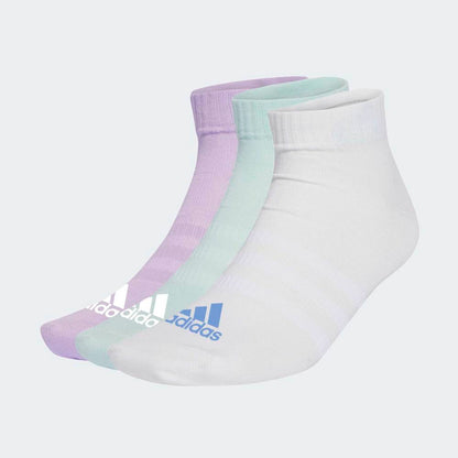 Medias Adidas T SPW LOW 3P Unisex - Urbano | JW5284 Rosa/Verde/Blanco
