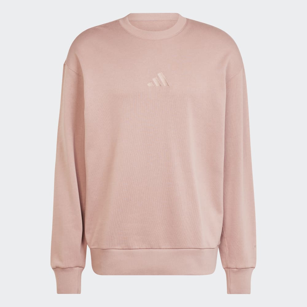 Polera Adidas All SZN Felpa Francesa Cuello Redondo Hombre - Urbano | JC8058 Rosa