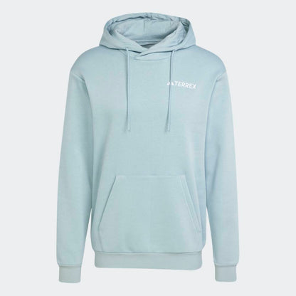 Polera Adidas Con Capucha Terrex Multi Logo Hombre - Urbano | JF9093 Celeste