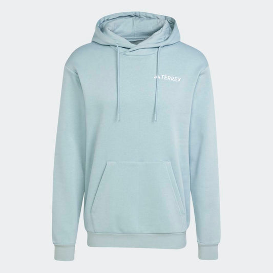 Polera Adidas Con Capucha Terrex Multi Logo Hombre - Urbano | JF9093 Celeste
