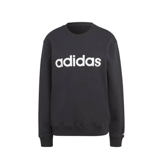 Polera Adidas Essentials Linear Felpa Francesa Mujer - Urbano | Negro