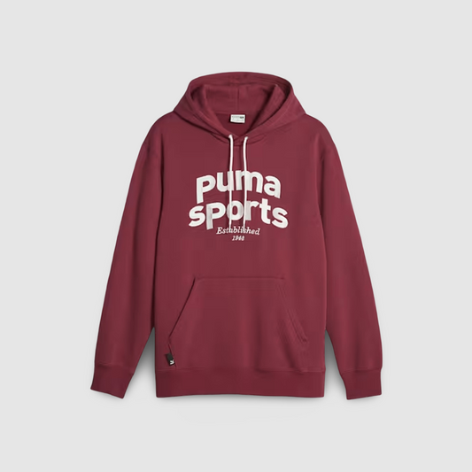 Polera Puma Team Hoodie FL Hombre - Urbano | 625206 22 Rojo