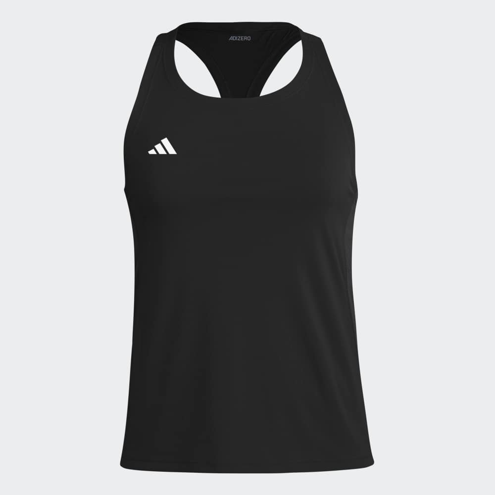 Polo Adidas Adizero E Tank Mujer - Running | IN1180 Negro