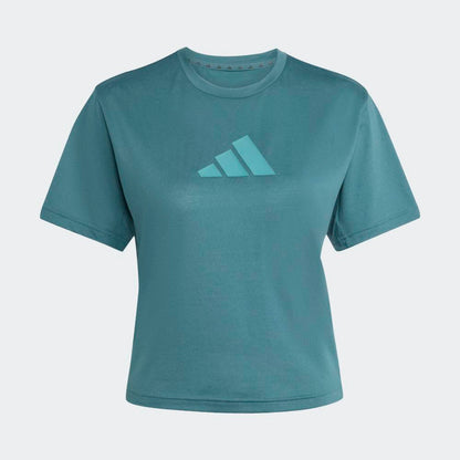 Polo Adidas Essentials Logotipo Grande Mujer - Training | JX1270 Verde