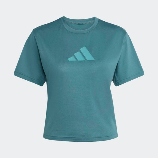 Polo Adidas Essentials Logotipo Grande Mujer - Training | JX1270 Verde